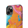 Vibrant Abstract Tough Phone Case | Colorful Protective Cover for Trendsetters