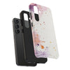 Artistic Tough Phone Cases - Vibrant Watercolor Splash Design