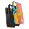 Vibrant Abstract Tough Phone Case | Colorful Protective Cover for Trendsetters