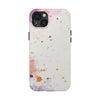 Artistic Tough Phone Cases - Vibrant Watercolor Splash Design