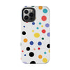 Colorful Polka Dot Tough Phone Case - Durable & Stylish for Everyday Use