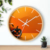 Spooky Halloween Wall Clock - Pumpkin Decor for Fall Festivities