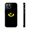 Mystic Eye Tough Phone Case - Durable Black Protector for Trendsetters