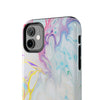 Colorful Marble Tough Phone Case - Durable and Stylish Protection