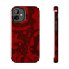 Bold Red Abstract Tough Phone Case - Durable & Unique Protection