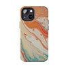 Artistic Tough Phone Cases – Colorful Abstract Marble Design