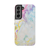 Colorful Marble Tough Phone Case - Durable and Stylish Protection