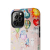 Colorful Kids’ Phone Case – Cute Cartoon Design with Balloons and Animals