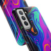 Vibrant Abstract Tough Phone Cases - Shockproof Protection with Colorful Design