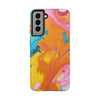 Vibrant Abstract Tough Phone Case | Colorful Protective Cover for Trendsetters