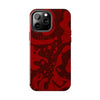 Bold Red Abstract Tough Phone Case - Durable & Unique Protection