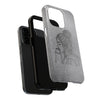 Stylish Tough Phone Cases with Artful Line Drawing - Perfect Gift for Teens and Young Adults