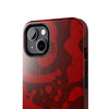 Bold Red Abstract Tough Phone Case - Durable & Unique Protection