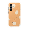 Abstract Polka Dot Tough Phone Case - Durable Protective Cover for Stylish Communication