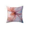 Blossoming Floral Square Pillow - Soft Home Decor Cushion for Relaxation & Comfort