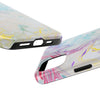 Colorful Marble Tough Phone Case - Durable and Stylish Protection