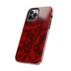 Bold Red Abstract Tough Phone Case - Durable & Unique Protection