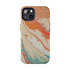 Artistic Tough Phone Cases – Colorful Abstract Marble Design