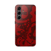 Bold Red Abstract Tough Phone Case - Durable & Unique Protection