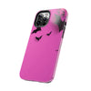 Halloween Bat Pattern Tough Phone Case - Pink Spooky Protection