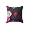 Floral Elegance Throw Pillow - Vibrant Decorative Cushion for Home Décor