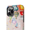 Colorful Kids’ Phone Case – Cute Cartoon Design with Balloons and Animals