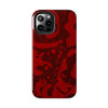 Bold Red Abstract Tough Phone Case - Durable & Unique Protection