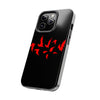 Bold Red Flames Tough Phone Case - Durable Protection for Adventurers