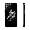 Stylish Beach Vibe Tough Phone Case with Surfing Design