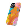 Vibrant Abstract Tough Phone Case | Colorful Protective Cover for Trendsetters