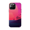 Vibrant Landscape Tough Phone Case - Sunset Design for Adventurers