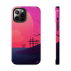 Vibrant Landscape Tough Phone Case - Sunset Design for Adventurers