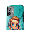 Fun Illustration Tough Phone Cases for Music Lovers