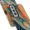 Vibrant Marble Tough Phone Case - Unique Artistic Design for Protection