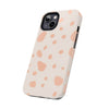 Chic Tough Phone Case with Abstract Blush Spots