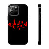 Bold Red Flames Tough Phone Case - Durable Protection for Adventurers