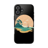 Tough Phone Case - Serene Sailing Sunset Design