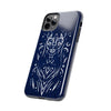 Artistic Tough Phone Case - Tribal Cat Design