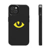 Mystic Eye Tough Phone Case - Durable Black Protector for Trendsetters