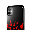 Bold Red Flames Tough Phone Case - Durable Protection for Adventurers