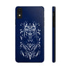 Artistic Tough Phone Case - Tribal Cat Design