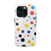 Colorful Polka Dot Tough Phone Case - Durable & Stylish for Everyday Use