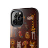 Colorful Animal-Inspired Tough Phone Case - Durable Protection for Animal Lovers