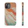 Artistic Tough Phone Cases – Colorful Abstract Marble Design