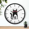 Whimsical Cat Wall Clock - Charming Home Decor for Cat Lovers