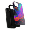 Vibrant Abstract Tough Phone Cases - Shockproof Protection with Colorful Design