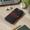 Bold Red Flames Tough Phone Case - Durable Protection for Adventurers