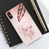 Artistic Tough Phone Case - Abstract Floral Design