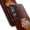 Tough Phone Case - "Just You & Me Forever" Design - Perfect for Couples and Anniversaries