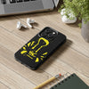 Tough Phone Cases - Durable Protection with Edgy Yellow Design